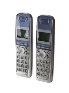 Радиотелефон Panasonic KX-TG2512 RUS Silver Выгодный набор + серт. 200Р!!!