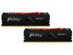 Модуль памяти Kingston Fury DDR4 DIMM 3000MHz PC-24000 CL15 - 16Gb Kit (2x8Gb) KF430C15BBAK2/16