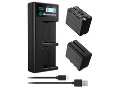 Аккумулятор Powerextra NP-F970 + зарядное устройство + Cable MicroUSB 18497