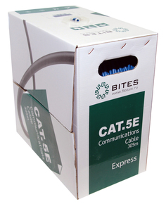 Сетевой кабель 5bites UTP / SOLID / 5E / 24AWG / COPPER / PVC / 305M US5525-305B-BL