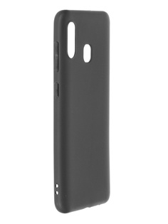 Чехол Krutoff для Samsung Galaxy A20 / A30 Soft Black 12679