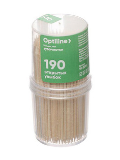 Зубочистки OptiLine 190шт 10-2018