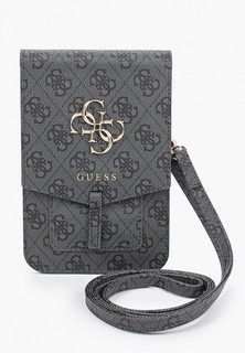 Сумка Guess Wallet Bag t4G with Big metal logo Grey