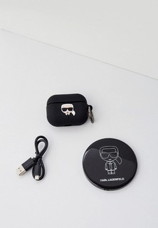Аккумулятор внешний Karl Lagerfeld Bundle 2000 mAh + чехол для Airpods Pro Silicone Karl black