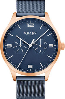 fashion наручные мужские часы Obaku V249GMVLML. Коллекция Mesh
