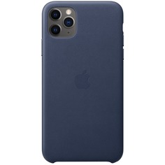 Чехол для смартфона Apple iPhone 11 Pro Max Leather Case, синий