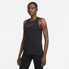 Женская майка с графикой для тренинга Nike Dri-FIT - Черный