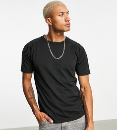 Черная спортивная футболка с короткими рукавами VAI21-Черный цвет