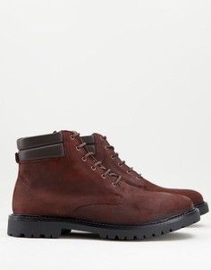 Походные ботинки из вощеной кожи коричневого цвета H by Hudson-Коричневый цвет