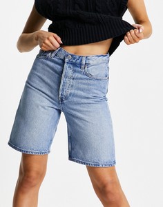 Синие удлиненные джинсовые шорты из органического хлопка & Other Stories Spark-Голубой