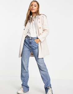 Розовое короткое пальто Miss Selfridge-Розовый цвет