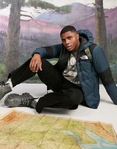 Легкий темно-синий пуховик The North Face Himalayan