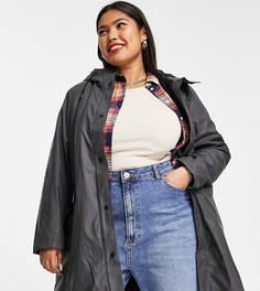 Дождевик темно-серого цвета Vero Moda Curve-Серый