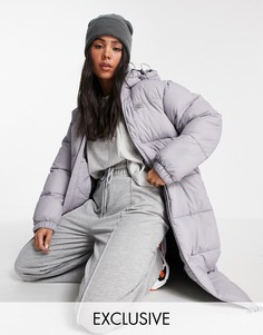 Сиреневый длинный пуховик Dickies Atlanta – эксклюзивно для ASOS-Фиолетовый цвет