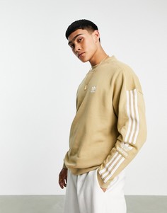 Бежевый свитшот adidas Originals adicolor-Светло-бежевый цвет