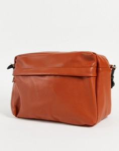 Оранжевая сумка-тоут с длинным ремешком SVNX-Оранжевый цвет