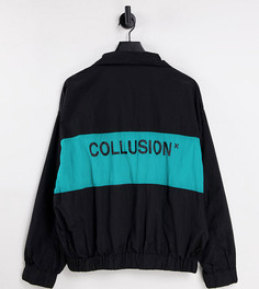 Черная нейлоновая куртка COLLUSION Unisex-Разноцветный