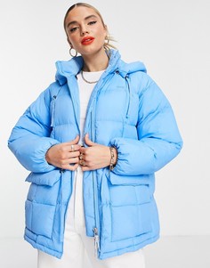 Голубой пуховик Levis