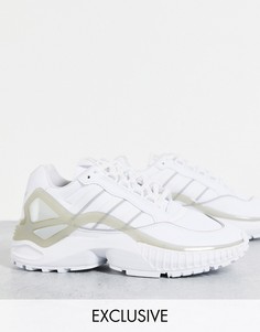 Белые кроссовки с бежевой отделкой adidas Originals ZX Wavian-Белый