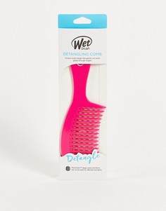 Розовая расческа WetBrush Detangler-Розовый цвет