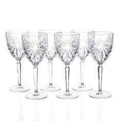 Бокал для вина, 290 мл, хрусталь, 6 шт, RCR, Oasis, 41369