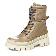 Ботинки Бежевые ботинки из кожи на подкладке из шерсти Respect
