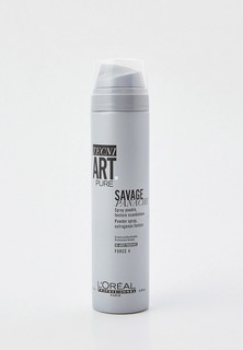 Спрей для укладки LOreal Professionnel L'Oreal сухой Tecni.Art Savage Panache Pure сильной фиксации с пудровой текстурой, 250 мл