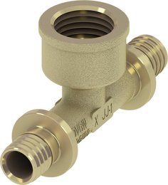 ТройникTece TECEflex 769520 20х1/2&quot; ВР, латунь