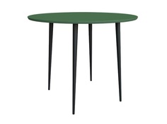 Большой обеденный стол спутник (woodi) зеленый 74 см.