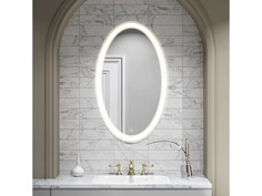 Зеркало с подсветкой rodeo (alavann) белый 60x100x3.5 см.