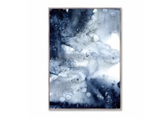 Репродукция картины на холсте constellation (картины в квартиру) синий 75x105 см.