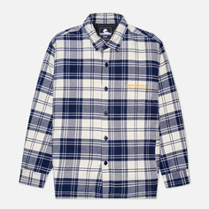 Мужская рубашка Edwin Sven Lined Mid Flannel Brushed, цвет синийS