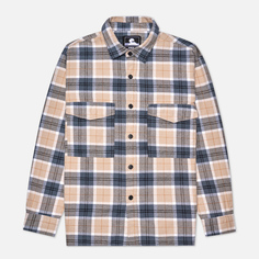 Мужская рубашка Edwin Big Heavy Flannel Brushed, цвет серый