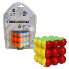 Головоломка 1Toy Куб 3х3 (5 см)
