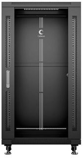Шкаф напольный 19&quot;, 18U Cabeus SH-05C-18U60/80-BK