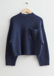 Вязаный свитер с нагрудным карманом & Other Stories