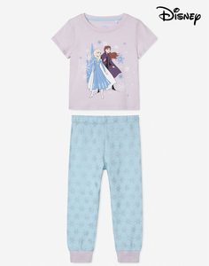 Пижама с принтом Disney для девочки Gloria Jeans