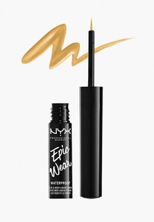 Подводка для глаз Nyx Professional Makeup Водостойкая матовая EPIC WEAR EYE & BODY LIQUID LINER, Оттенок 08, YELLOW