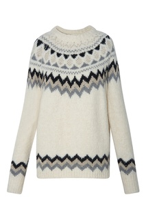 Свитер цвета экрю с принтом Lila Gerard Darel