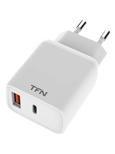 Зарядное устройство TFN Rapid QC3.0+PD3.0 18W White TFN-WCRPD18WQCPDWH