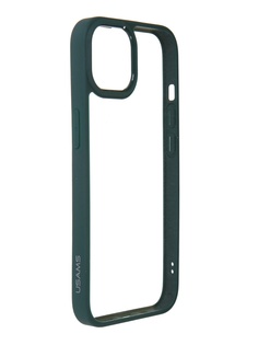 Чехол Usams для APPLE iPhone 13 US-BH769 Plastic-Silicone Dark Green УТ000028117