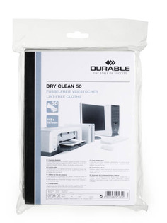 Салфетки сухие Durable Dry Clean 50шт 573402