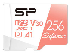 Карта памяти 256Gb - Silicon Power Superior A1 MicroSDXC Class 10 UHS-I U3 SP256GBSTXDV3V20