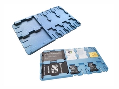 Футляр REFI Holder SD / microSD / SIM Light Blue