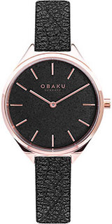 fashion наручные женские часы Obaku V257LHVNRB. Коллекция Leather