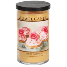 Ароматическая свеча "Vanilla Cupcake", стакан, большая Village Candle