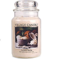 Ароматическая свеча "Coconut Vanilla", большая Village Candle