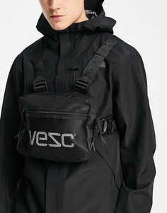 Нагрудная сумка с карманом из сетки WESC-Черный цвет