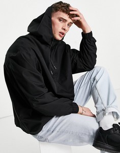 Черный непромокаемый oversized-дождевик ASOS DESIGN-Черный цвет