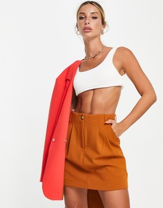 Мини-юбка имбирного цвета от комплекта French Connection Bilania-Оранжевый цвет